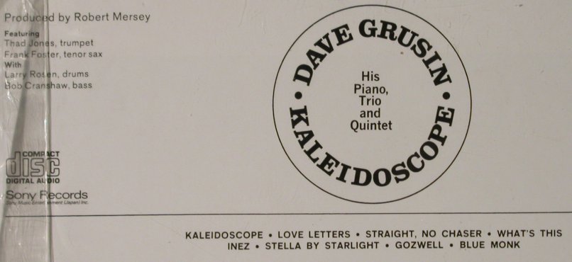 Grusin,Don: Kaleidoscope '65, Digi, FS-New, Sony(SRCS), J, 1997 - CD - 93202 - 11,50 Euro