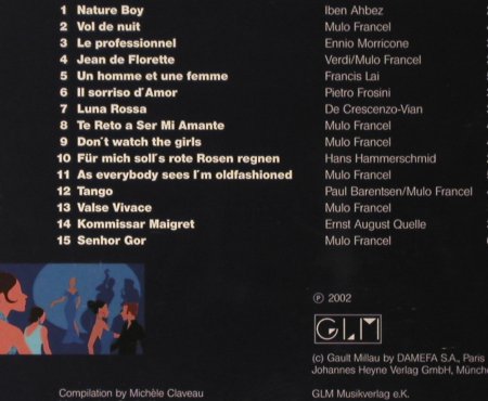 V.A.Gault Millau Dinnermusic: Tango Passion, Digi, FS-New, GLM (Dimu 102-2), D, 2002 Typ: CD Best.-Nr.: 93430 Preis: 10,00 Euro