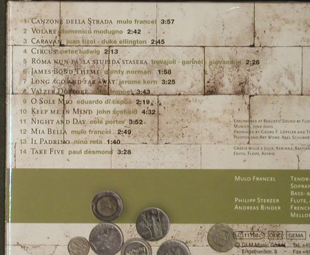 Trio Blasirello: Musica Della Strada, FS-New, GLM, D, 2006 Typ: CD Best.-Nr.: 93552 Preis: 12,50 Euro