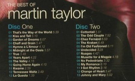 Taylor,Martin: The Best of, P3 Music(014), UK, 2005 - 2CD - 93957 - 10,00 Euro