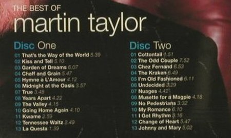 Taylor,Martin: The Best of, P3 Music (014), UK, 2005 Typ: 2CD Best.-Nr.: 93957 Preis: 10,00 Euro
