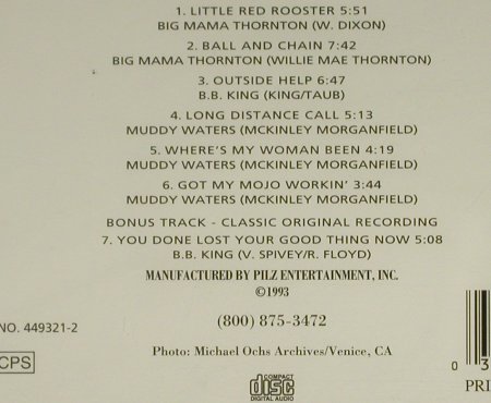 V.A.Live at Newport: B.B King...Big Mama Thornton, Pilz(449321-2), US,FS-new, 1993 - CD - 94031 - 15,00 Euro
