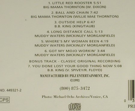 V.A.Live at Newport: B.B King...Big Mama Thornton, Pilz (449321-2), US,FS-new, 1993 Typ: CD Best.-Nr.: 94031 Preis: 15,00 Euro
