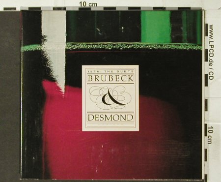 Brubeck,Dave & Paul Desmond: 1975:The Duets, Digi, Verve(SP 4703), US, 2002 - CD - 94040 - 10,00 Euro