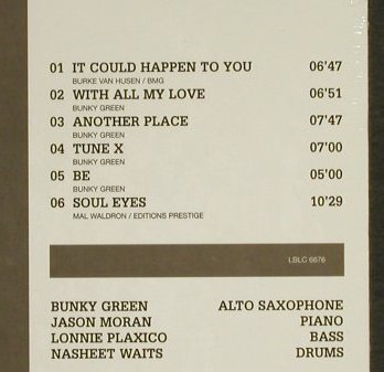 Green,Bunky: Another Place, FS-New, Label Bleu, EU, 2006 Typ: CD Best.-Nr.: 94356 Preis: 9,00 Euro