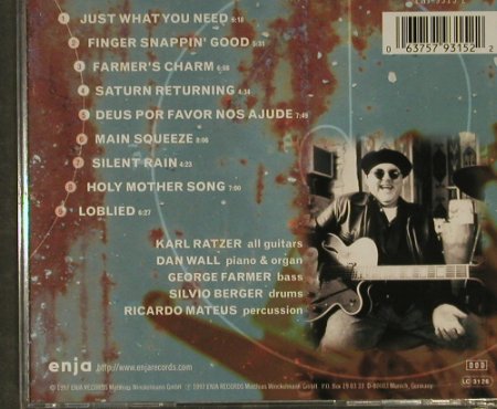 Ratzer,Karl: Saturn Returning, Enja(ENJ-9315 2), D, 1997 - CD - 94881 - 12,50 Euro