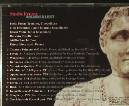 Fresu,Paolo: Wanderlust, RCA(), EU, 1997 - CD - 94892 - 11,50 Euro