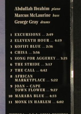 Ibrahim,Abdullah: Cape Town Flowers, Enja (TIP-888 826 2), D, 1997 Typ: CD Best.-Nr.: 95021 Preis: 7,50 Euro
