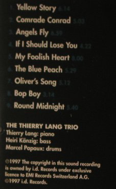 Lang,Thierry: Same, Blue Note(8 56254 2), NL, 1997 - CD - 95046 - 7,50 Euro