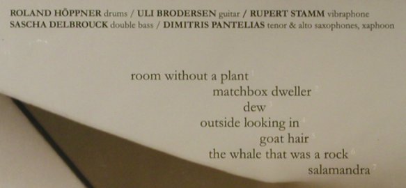 Pantelias Group,Dimitris: The Room Upstairs, Toca(06123), D, 2006 - CD - 95601 - 9,00 Euro