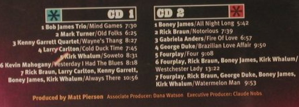 V.A.Casino Lights'99: 14 Tr., Bob James,Mark Turner.., Warner, D, 2000 Typ: 2CD Best.-Nr.: 95741 Preis: 7,50 Euro