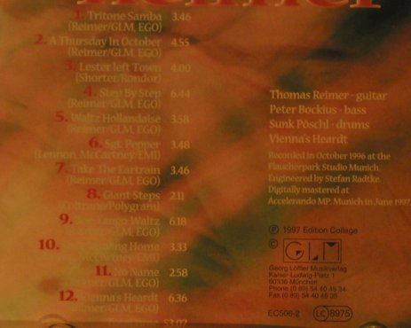 Reimer,Thomas: Vienna's Heardt, Edition Collage(EC506-2), D, 1997 - CD - 95991 - 10,00 Euro