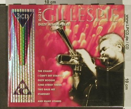 Gillespie,Dizzy: Dizzy Atmosphere, Box, FS-New, TIM(205889), EU, 2001 - 3CD - 96621 - 10,00 Euro