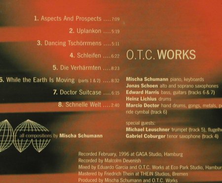 O.T.C. Works: Fast World, Mischa Schumann, GAGA(O.T.C.01), D, 1996 - CD - 96693 - 10,00 Euro