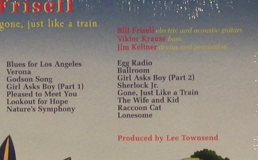 Frisell,Bill: Gone,just Like A Train, FS-New, Nonesuch(), D, 1998 - CD - 96892 - 10,00 Euro