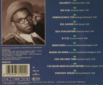 Hart,Antonio: For The First Time, BMG (PD 83120), D, 1991 Typ: CD Best.-Nr.: 97327 Preis: 5,00 Euro