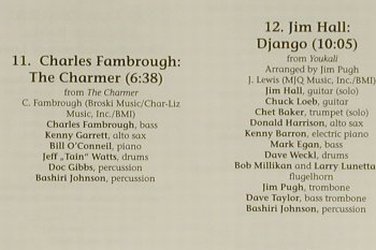 V.A.Jazz Finest Vol.1: Ch.Fambrough...Jim Hall, 12 Tr., CTI, EEC Typ: CD Best.-Nr.: 97342 Preis: 4,00 Euro