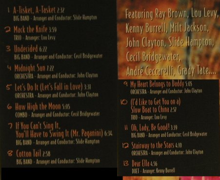 Bridgewater,Dee Dee: Dear Ella, Digi, Verve(537 896-2), D, 1997 - CD - 97386 - 10,00 Euro