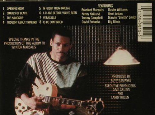 Eubanks,Kevin: Opening Night, GRP, US, 1985 Typ: CD Best.-Nr.: 97718 Preis: 7,50 Euro