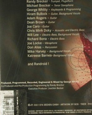Brecker,Randy: Hangin In The City, Digi, m-/vg+, EFA(), D, 2001 - CD - 98069 - 5,00 Euro