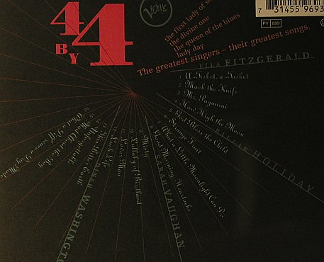 V.A.4 BY 4: Fitzgerald,Holiday,Vaughan,Washingt, Verve(), D, 1999 - CD - 98161 - 7,50 Euro