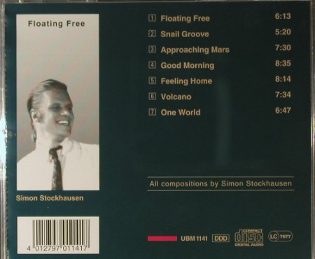 Stockhausen,Simon: Floating Free, UBM (1141), D, 1992 Typ: CD Best.-Nr.: 98241 Preis: 10,00 Euro