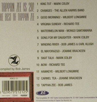 V.A.Tappan Tee Is 20 !: The Best of Tappan Zee, 13 Tr., Castle(RENCD 121), UK, 1997 - CD - 98419 - 5,00 Euro