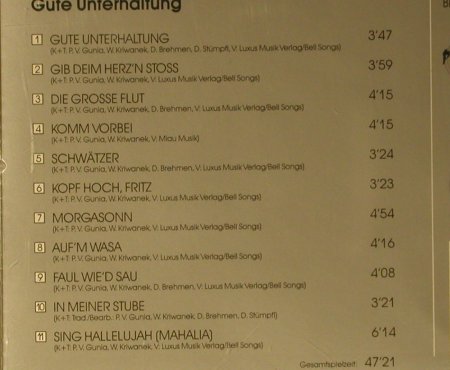 Kriwanek Band,Wolle: Gute Unterhaltung, Bell (BLR 84 204), D, 1995 Typ: CD Best.-Nr.: 98436 Preis: 5,00 Euro