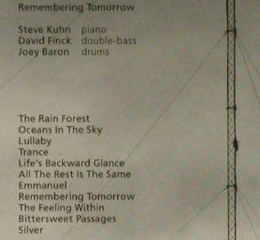 Kuhn,Steve: Remembering Tomorrow, ECM 1573 (529 035-2), D, 1996 Typ: CD Best.-Nr.: 98492 Preis: 10,00 Euro
