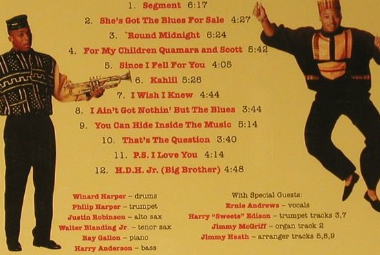 Harper Brothers: You Can Hide Inside The Music, Verve, D, 1992 Typ: CD Best.-Nr.: 98500 Preis: 10,00 Euro