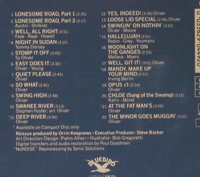 Dorsey,Tommy: Yes, Indeed!, Bluebird (ND 90449), D, 1990 Typ: CD Best.-Nr.: 98993 Preis: 5,00 Euro