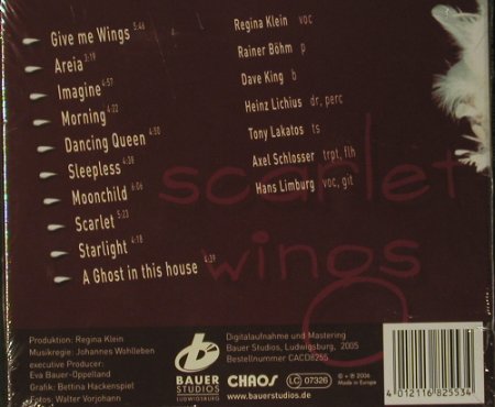 Klein,Regina: Scarlet Wings, Digi, FS-New, Chaos(CACD8255), EU, 2006 - CD - 99346 - 9,00 Euro