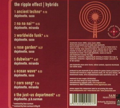 Ripple Effect: Hybrids, Golden Beam Prod.(GBP-cd-1114), ,  - CD - 99458 - 10,00 Euro