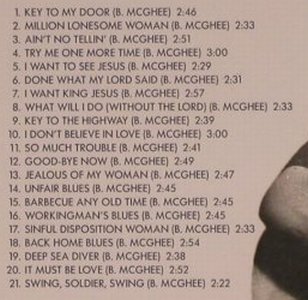 McGhee,Brownie: Back Home Blues, FS-New, TIM(), CZ, 2001 - CD - 99705 - 5,00 Euro