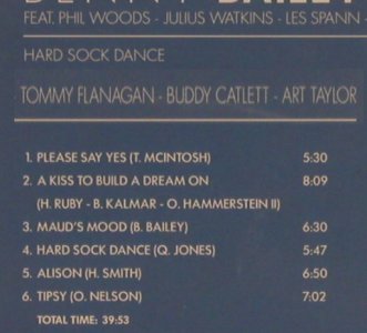 Bailey,Benny: Hard Sock Dance, Candid/Tim(), CZ, 2002 - CD - 99742 - 4,00 Euro