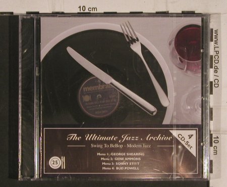 V.A.The Ultimate Jazz Archive: 25-Swing to BeBop-Modern Jazz, Membran(222781),  FS-New, 2005 - 4CD - 99759 - 10,00 Euro