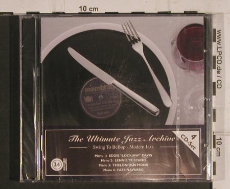 V.A.The Ultimate Jazz Archive: 24-Swing to BeBop-Modern Jazz, Membran(222780),  FS-New, 2005 - 4CD - 99760 - 10,00 Euro