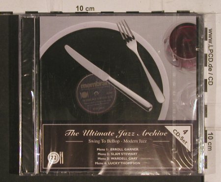 V.A.The Ultimate Jazz Archive: 22-Swing to BeBop-Modern Jazz, Membran(222778),  FS-New, 2005 - 4CD - 99761 - 10,00 Euro