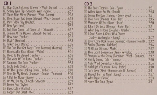 Stewart,Slam / Cozy Cole: Jumpin'at the Deuces, History (20.1970-HI),  Typ: 2CD Best.-Nr.: 99768 Preis: 5,00 Euro