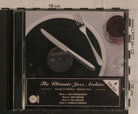 V.A.The Ultimate Jazz Archive 31: Swing to BeBop-Modern Jazz, Membran(222787), D, 2005 - 4CD - 99931 - 10,00 Euro