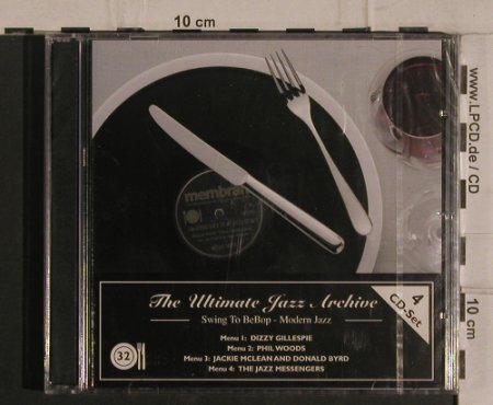 V.A.The Ultimate Jazz Archive: 32 - Swing to BeBop-Modern Jazz, Membran(222788), D, FS-New, 2005 - 4CD - 99932 - 10,00 Euro