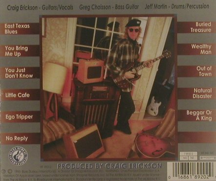 Erickson,Craig: Two Sides Of The Blues, Blues Bureau(), , 1995 - CD - 80398 - 7,50 Euro