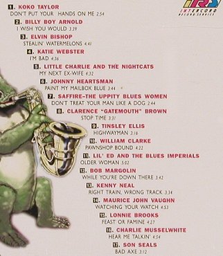 V.A.Genuine Houserockin'Music: 5, Koko Taylor...Son Seals, 17 Tr., Alligator(ALCD109), D, 1993 - CD - 83850 - 6,00 Euro