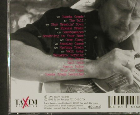 Keim,Paul: Cuesta Grade, Taxim(TX 1046-2), D, 1999 - CD - 92887 - 9,00 Euro