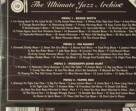 V.A.The Ultimate Jazz Archive: 10-Blues, Membran(222766), , 2005 - 4CD - 93961 - 10,00 Euro