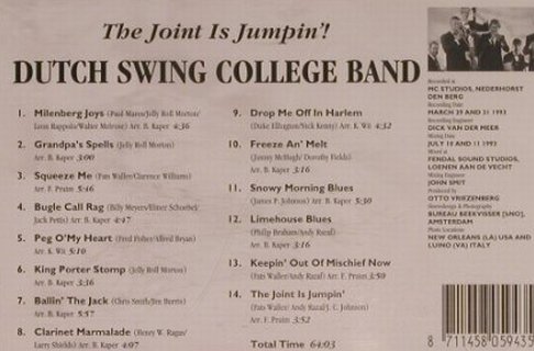 Dutch Swing College Band: The Joint Is Jumpin'!, Timeless(), D, 1995 - CD - 99699 - 7,50 Euro