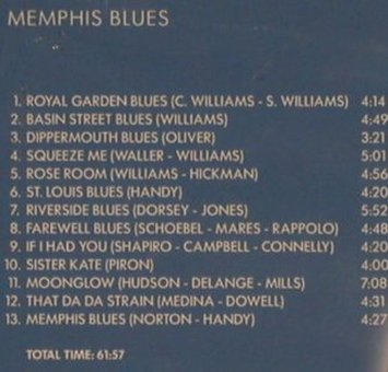Spanier,Muggsy: Memphis Blues, FS-New, TIM(), CZ, 2002 - CD - 99743 - 5,00 Euro