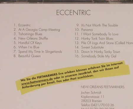 New Orleans Feetwarmers: Eccentric, Starfish Music(00402-6), D,  - CD - 99781 - 10,00 Euro