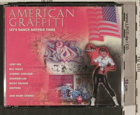 V.A.American Graffiti: Let's Dance Sixtysix Times, Trilogie (205970), , 2001 Typ: 3CD Best.-Nr.: 80267 Preis: 7,50 Euro