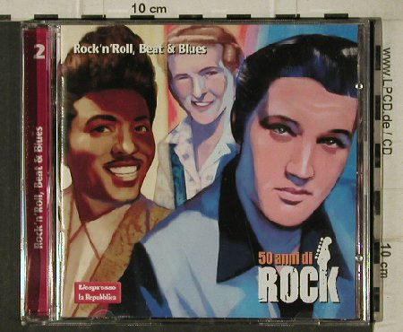 V.A.Rock'n'Roll,Beat & Blues 2: Elvis...Gerry & the Pacemakers, Le'espressoLa Repubblica (50Rock02), I, 20 Tr., 2004 Typ: CD Best.-Nr.: 81545 Preis: 5,00 Euro